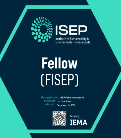 ISEP Fellow Certificate - Michael Butler